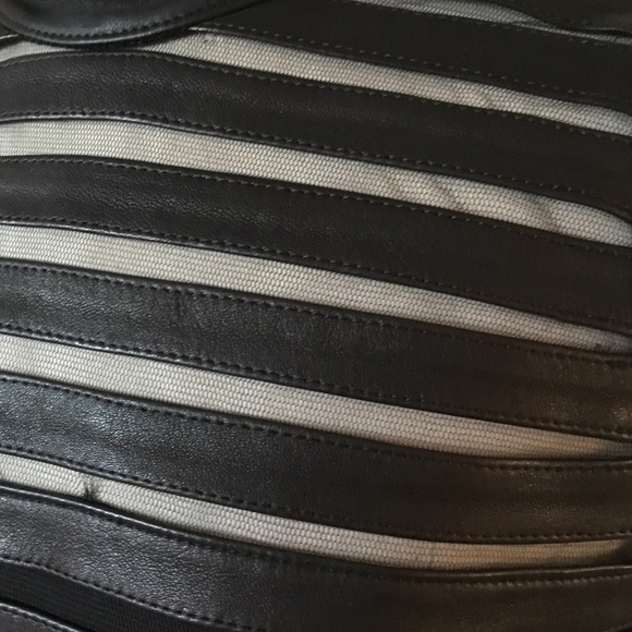 AS by DF Krista Leather Mesh Sleeveless Top - Picture 7 of 10